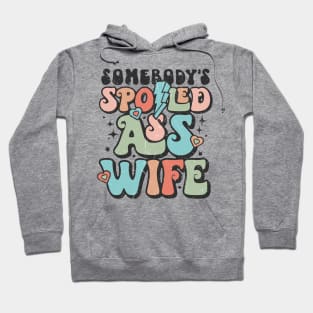 Funky Retro Spoiled Wife, Vintage Inspired, Fun Hoodie